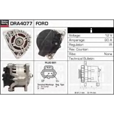 DRA4077 DELCO REMY Генератор