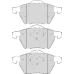 FD7014A NECTO Комплект тормозных колодок, дисковый тормоз