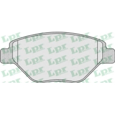 05P910 LPR Комплект тормозных колодок, дисковый тормоз