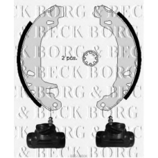 BBS1080K BORG & BECK Комплект тормозных колодок