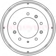 329065B BENDIX Тормозной барабан