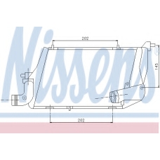 96675 NISSENS Интеркулер