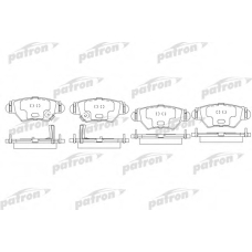 PBP1294 PATRON Комплект тормозных колодок, дисковый тормоз