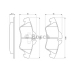 0 986 424 218 BOSCH Комплект тормозных колодок, дисковый тормоз