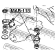 MAB-118<br />FEBEST<br />Опора, дифференциал