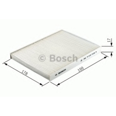 1 987 432 172 BOSCH Фильтр, воздух во внутренном пространстве