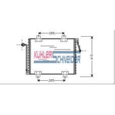 0920301 KUHLER SCHNEIDER Конденсатор, кондиционер