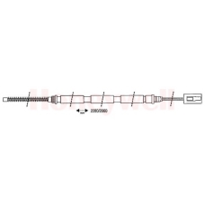 432884B BENDIX Трос, стояночная тормозная система