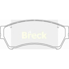 24582 00 701 10 BRECK Комплект тормозных колодок, дисковый тормоз