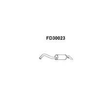 FD30023 VENEPORTE Глушитель выхлопных газов конечный