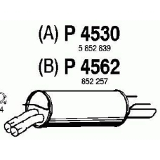 P4530 FENNO Глушитель выхлопных газов конечный