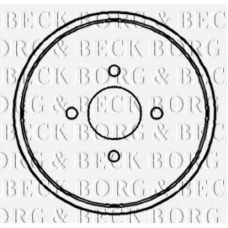 BBR7089 BORG & BECK Тормозной барабан