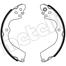 53-0610 METELLI Комплект тормозных колодок