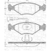 363702161024 MAGNETI MARELLI Комплект тормозных колодок, дисковый тормоз