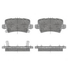 SP 644 SCT Комплект тормозных колодок, дисковый тормоз