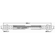 FBH6330 FIRST LINE Тормозной шланг
