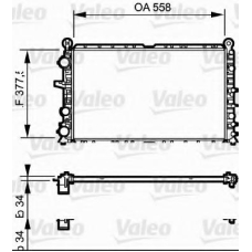 810949 VALEO Радиатор, охлаждение двигателя