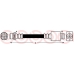 T 28 022 BREMBO Тормозной шланг