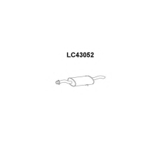 LC43052 VENEPORTE Глушитель выхлопных газов конечный
