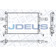 RA0200760 JDEUS Радиатор, охлаждение двигателя