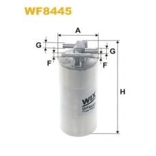WF8445 WIX Топливный фильтр