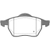 BPA0390.02 OPEN PARTS Комплект тормозных колодок, дисковый тормоз
