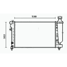 RM0400 EQUAL QUALITY Радиатор, охлаждение двигателя