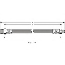 PHB232 TRW Тормозной шланг