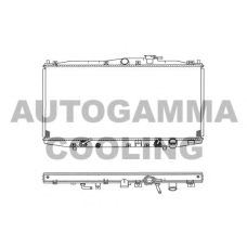 102096 AUTOGAMMA Радиатор, охлаждение двигателя