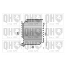 QCN518 QUINTON HAZELL Конденсатор, кондиционер