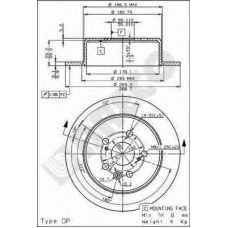 BS 7556 BRECO Тормозной диск