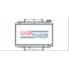 1602601 KUHLER SCHNEIDER Радиатор, охлаждение двигател