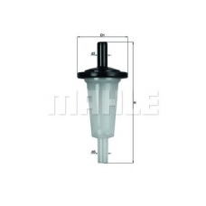 KL 23 OF MAHLE Топливный фильтр