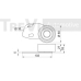 TD1172 TREVI AUTOMOTIVE Натяжной ролик, ремень ГРМ