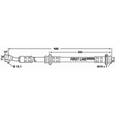FBH6820 FIRST LINE Тормозной шланг