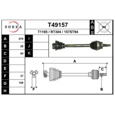 T49157 EAI Приводной вал