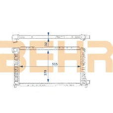 2109170 BEHR Radiator