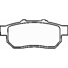 T0610582 RAMEDER Комплект тормозных колодок, дисковый тормоз