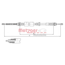 11.5507 METZGER Трос, стояночная тормозная система