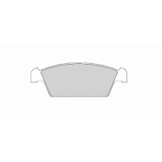 FD6835A NECTO Комплект тормозных колодок, дисковый тормоз