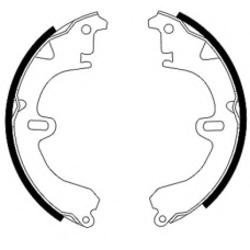 8DB 355 000-681 HELLA Комплект тормозных колодок
