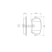 0 986 494 053 BOSCH Комплект тормозных колодок, дисковый тормоз