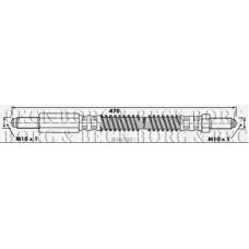 BBH6393 BORG & BECK Тормозной шланг