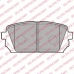 LP2051 DELPHI Комплект тормозных колодок, дисковый тормоз