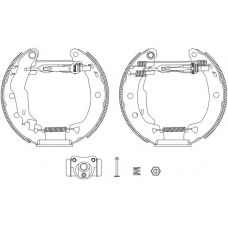 8DB 355 004-381 HELLA PAGID Комплект тормозных колодок