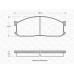 363702161006 MAGNETI MARELLI Комплект тормозных колодок, дисковый тормоз