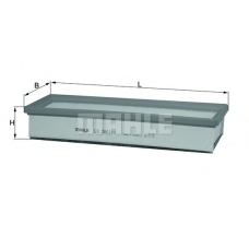 LX 2061/1 MAHLE Воздушный фильтр