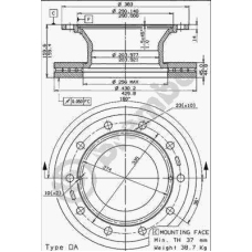 09.7383.20 BREMBO Тормозной диск