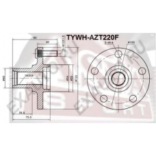 TYWH-AZT220F ASVA Ступица колеса