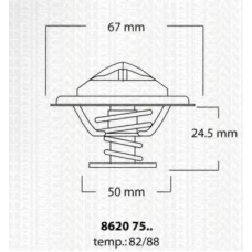 8620 7582 TRISCAN Термостат, охлаждающая жидкость